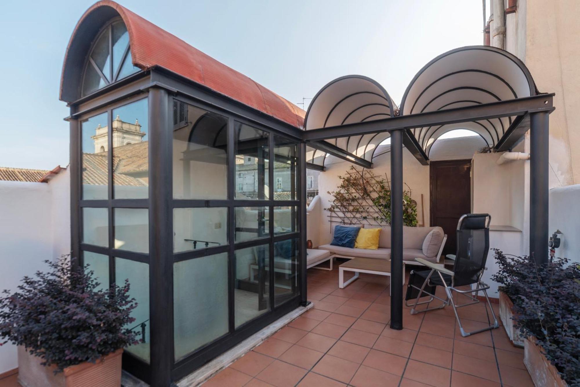 Pantheon Panoramic Rooftop Terrace Apartment Roma Exterior foto