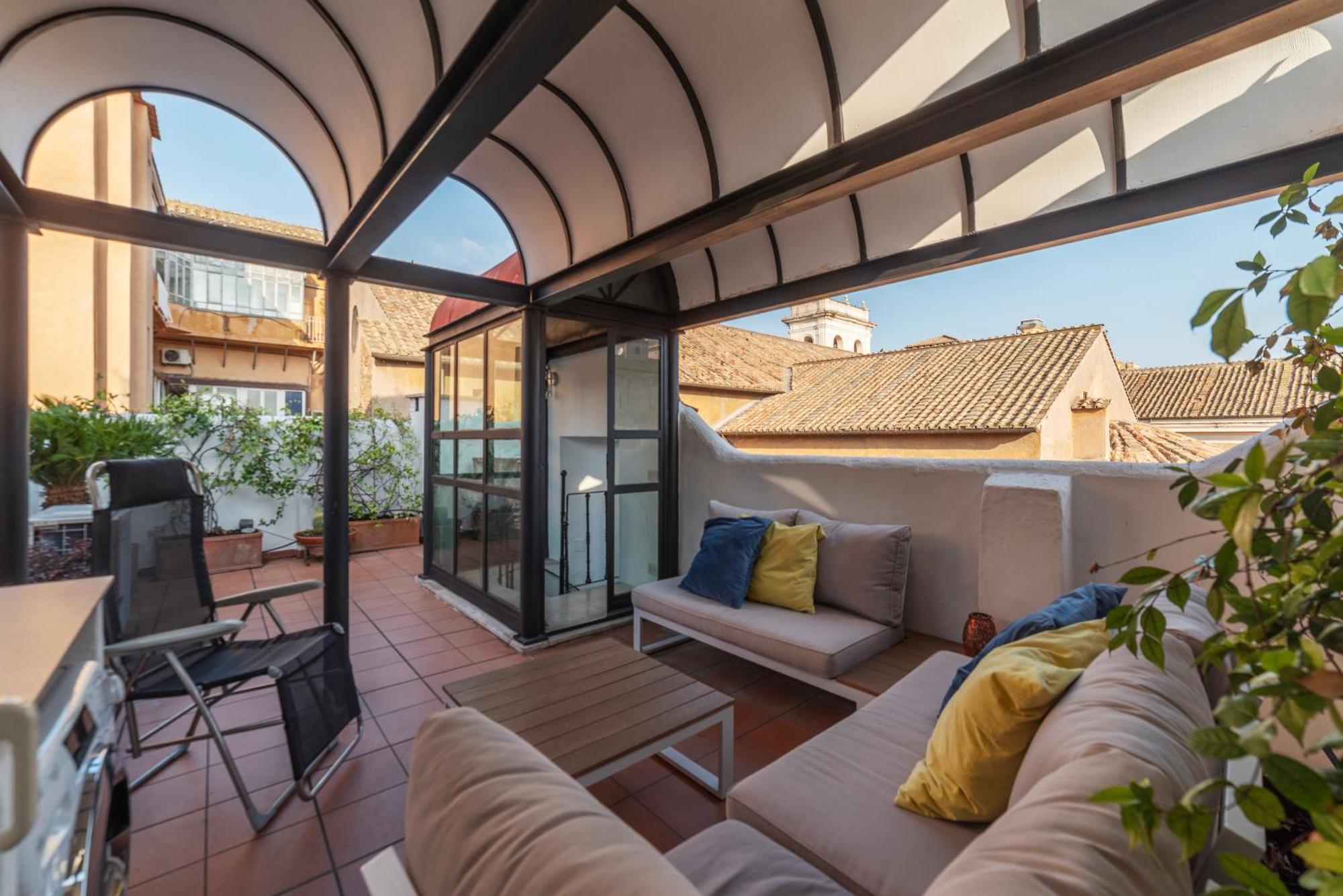 Pantheon Panoramic Rooftop Terrace Apartment Roma Exterior foto